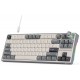 Royal Kludge RK R87 Pro - US layout - Chartreuse Switches - Grey (Pilka) Mechaninė Žaidimų Klaviatūra