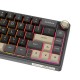 Royal Kludge RK R65 - US Layout - Brown Switches Phantom (Tamsiai pilka) Mechaninė Žaidimų klaviatūra