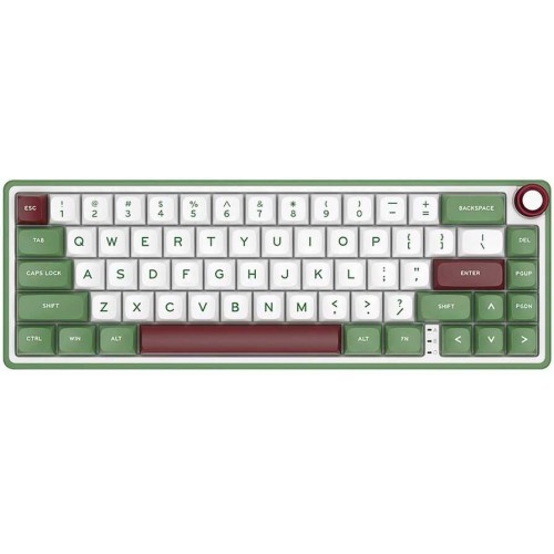 Royal Kludge RK R65 - US Layout - Brown Switches - Greensand (Žalia) Mechaninė Žaidimų Klaviatūra